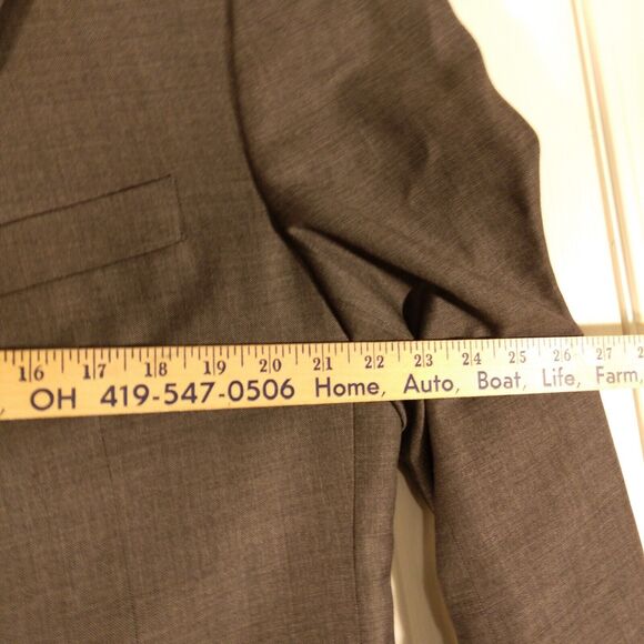 Brooks Brothers suit mens 346 regent fit 45L wool 38x31 gray 2 peice pants blzer - Picture 5 of 16